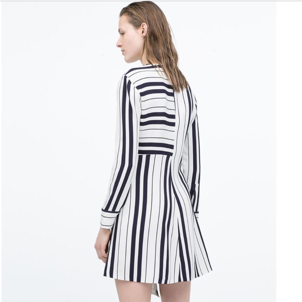 ZARA nautical stripe dress